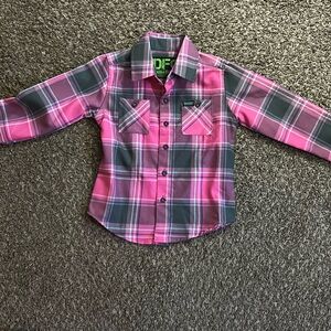 Dixxon youth flannel.  Shreddy. Size XS. 4T